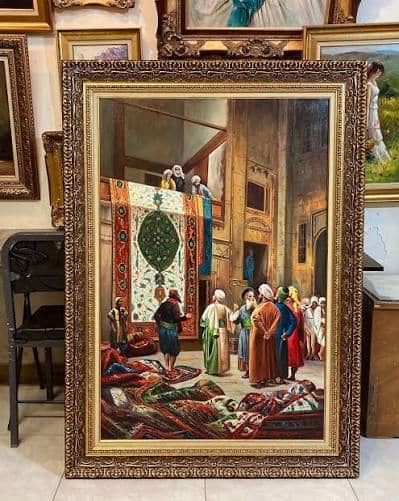 تصویر 1 از تابلو نقاشی کلاسیک ایرانی الهام گرفته از هنر اصیل ایران